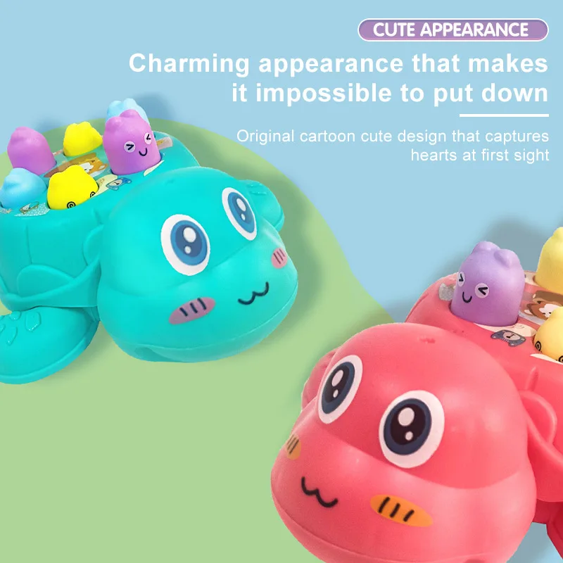 Montessori Toys Decompression Early Educational Children Plastic Cartoon Cute Turtle Finger Whack-A-Mole Toy for Kids Pounding - Image 5
