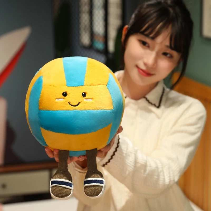 Super Soft Plush Volleyball Toy with PP Cotton Filling 21cm Stress Relief for All Ages-Birthday Party Accessory - Image 5
