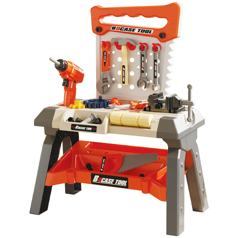 Educational Pretend Play Tools Set for Boys Electric Drill Repair Platform Assembly Screws for Play Learning Toys for Baby Boys - Image 7