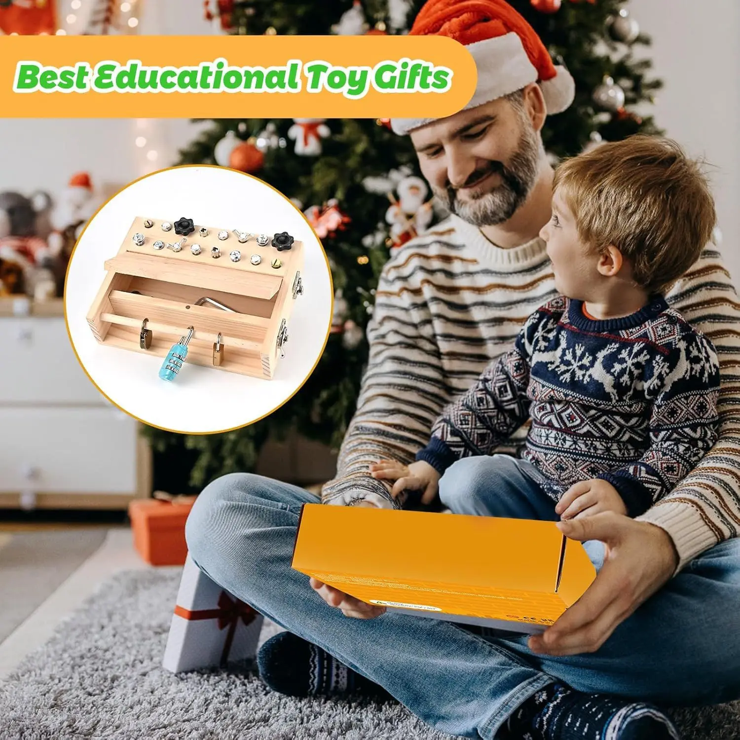 Montessori Children's Educational Screwdriver Set Disassembly & Assembly Toy Combination Tool Learning Sensory Detachable - Image 4