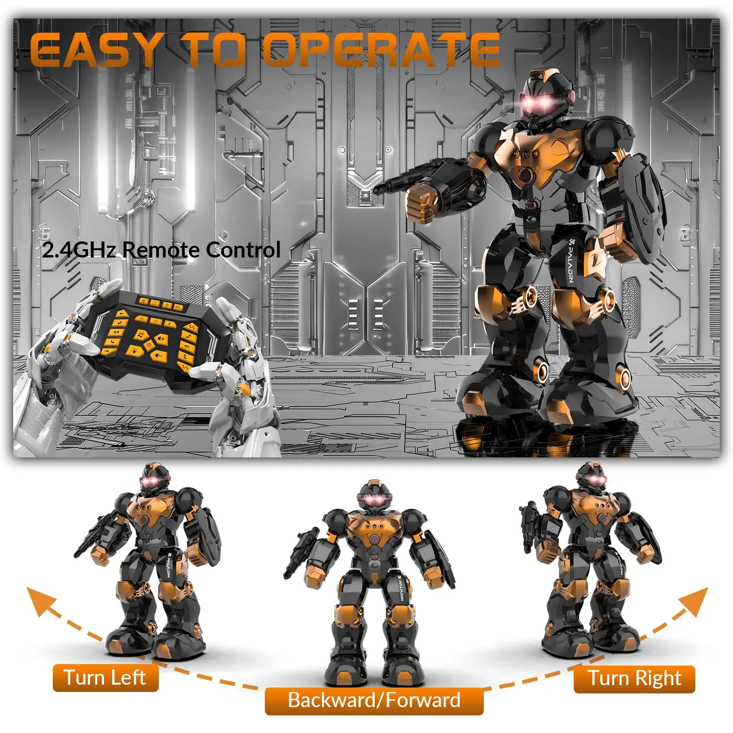 YX Remote Control Robot Competitive Battle Games with 3D Obstacles 2.4GHz RC Robot Toy Birthday Gift Toy for Girls - Image 4