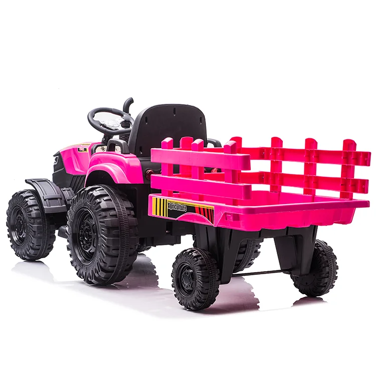 Wholesale 12V Electric Tractors for Kids Christmas Gift Ride-on Car with Music Light USB/MP3/SD 2.4G R/C Plastic Battery Powered - Image 2