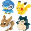 3D Mini Cute Anime Monster Collection PVC Micro Building Block Set Toy Kit Gifts for Adults and Kids