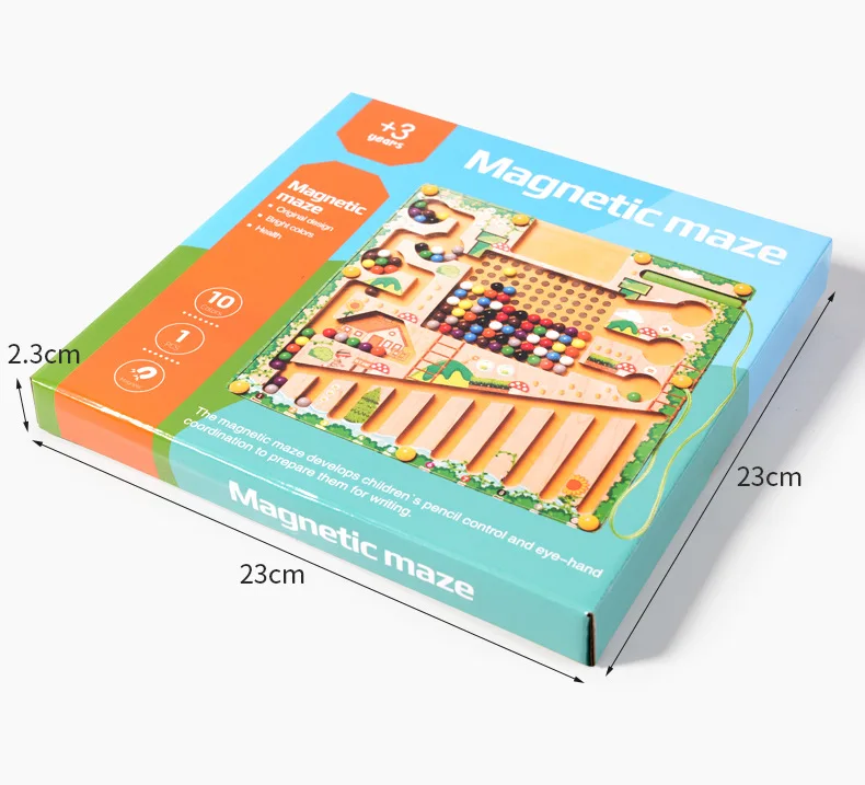 Wooden Color and Number Maze Preschool Learning Puzzle Board Wooden Montessori Toys Early Childhood Educational Toys - Image 5