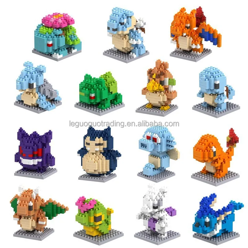 3D Mini Cute Anime Monster Collection PVC Micro Building Block Set Toy Kit Gifts for Adults and Kids - Image 6