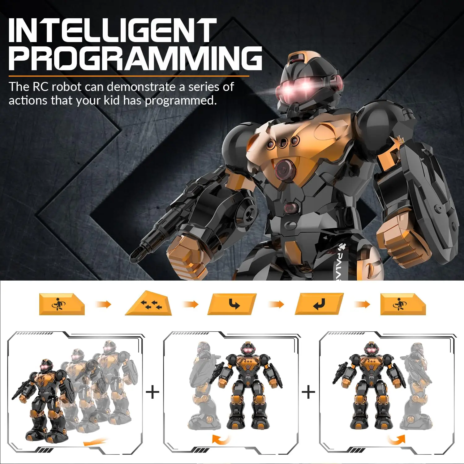 YX Remote Control Robot Competitive Battle Games with 3D Obstacles 2.4GHz RC Robot Toy Birthday Gift Toy for Girls - Image 3