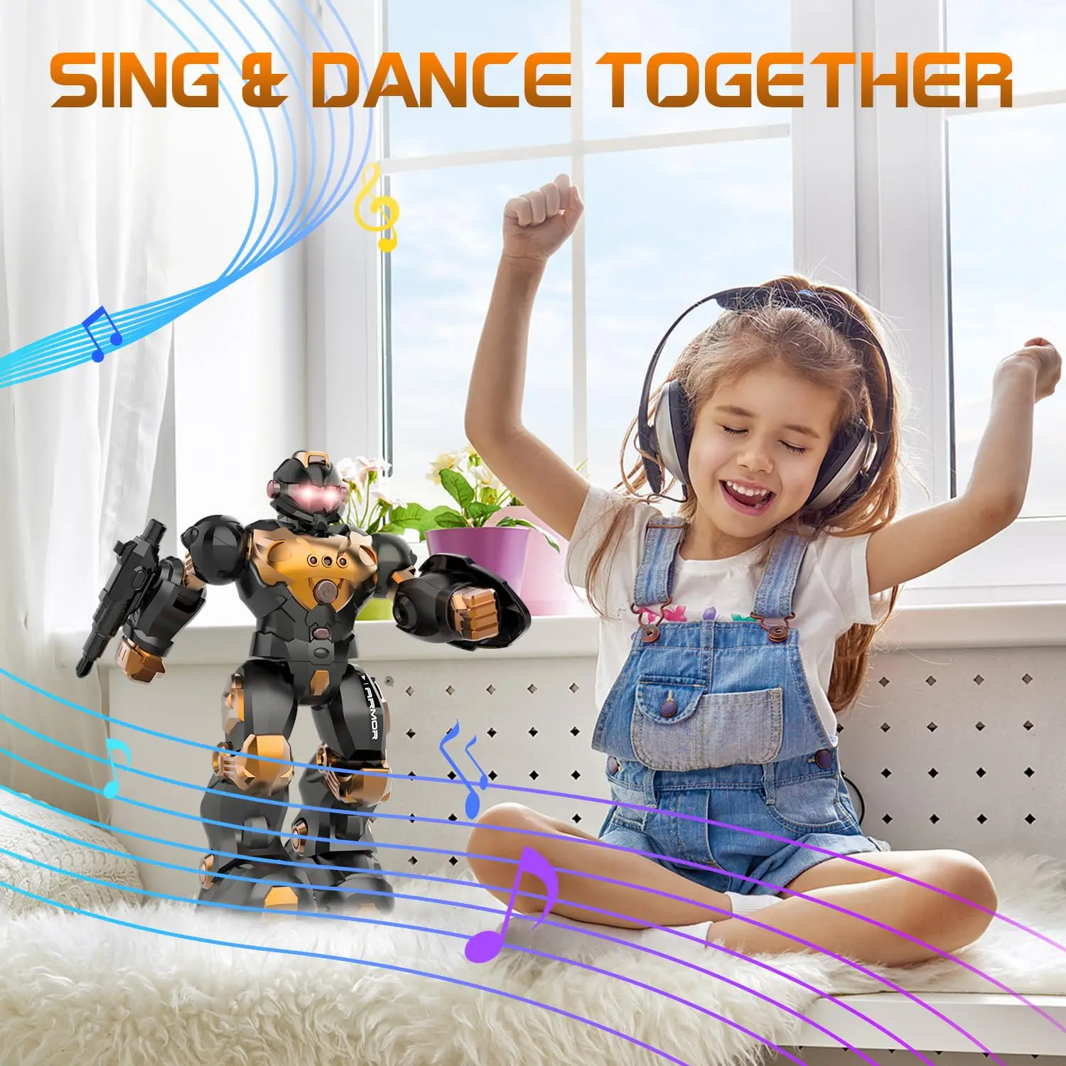 YX Remote Control Robot Competitive Battle Games with 3D Obstacles 2.4GHz RC Robot Toy Birthday Gift Toy for Girls - Image 6