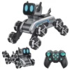 H3c2a02889f5c4c12bca48fc8393d58b6I.webp Eight-Wheel Stunt Mechanical Children's Intelligent Robot Remote RC Dog Toy
