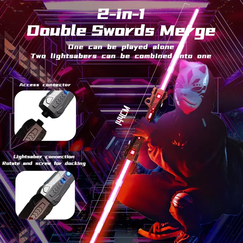 Unisex Children's Simulation Laser Sword Retractable Plastic LED Flashing Knife Planet Toys with Sound for Boys Gift - Image 3