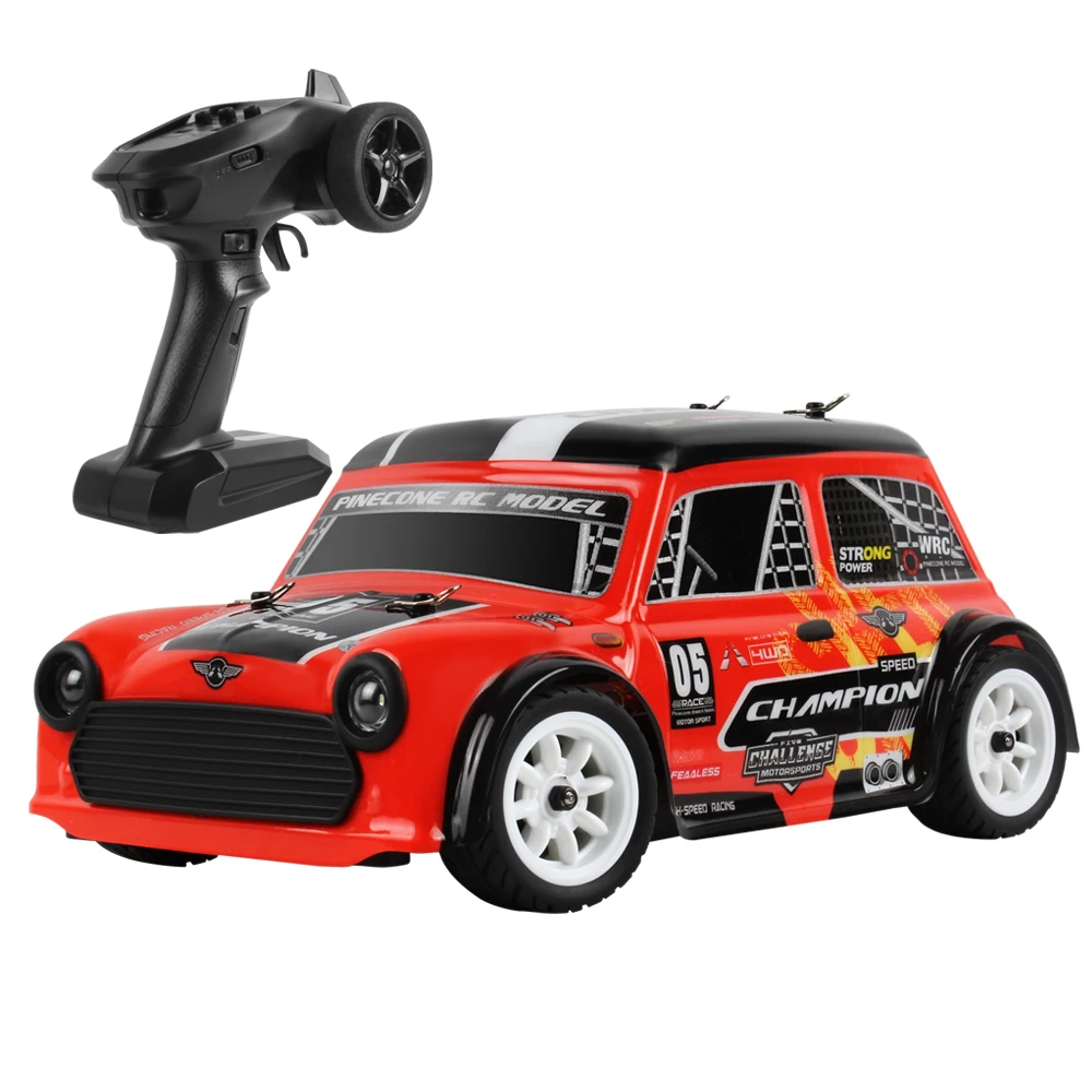 High Quality 1/16 70km/h Scale 4WD Electric High Speed LED Light Remote Control Drift RC Racing Car Toy - Image 5