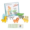 Early Learning Children Animal Balance Game Wooden Toys for Kids Montessori Animal Cognitive Toy Educational Stacking Blocks