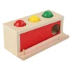 Montessori Teaching Aids Infant Children's Educational Early Education Enlightenment Arm Strength Knocking Table Hand Eye Coordi