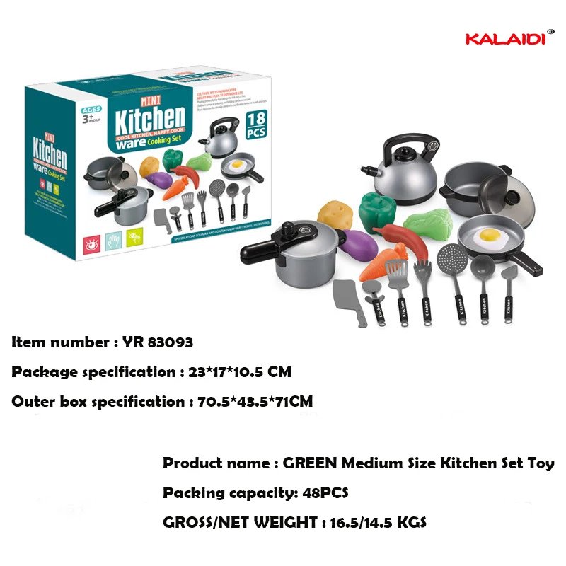 High Quality Pretend Play Funny Ware Cooking Tool Set Toy Education Creative Kitchen Set Baby Toys - Image 5