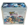 Pokemon Booster Box Acrylic Display Case Rectangle Shape Retail and Shop Usage Convenient Holder Carton Packing