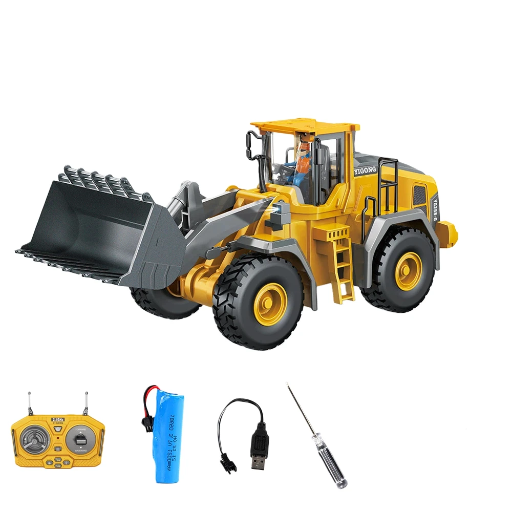 1 20 Kids RC Excavator 2.4GHz 11CH RC Construction Truck Engineering Vehicles Educational Toys with Light Music - Image 12