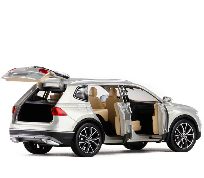 SH Model 1:32 Tiguan L Open Door Sound and Light Back Metal Car Model Toy Birthday Gift Company Gift Collection - Image 6