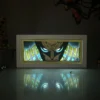 Customized Logo Marvel Paper-Cut LED Lamps - Spider-Man Iron Man Thor Deadpool Night Lights with 3D Sculpture Design