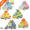 CZ Factory Children Inertial Pull Back Boys Press the Car Puzzle 3-inertial Back Police Car Ambulance Fire Engine Toy Kid Gift