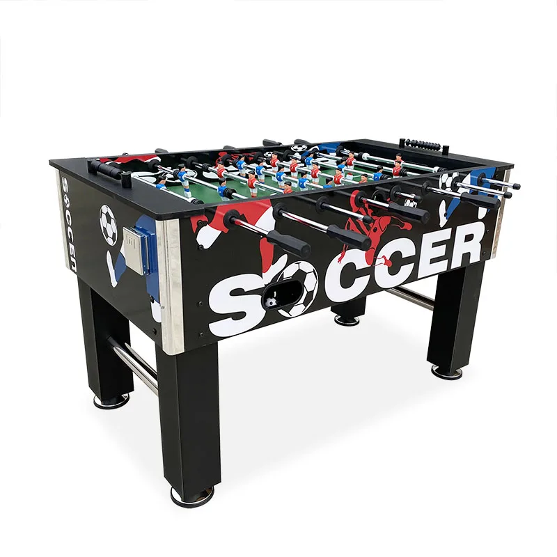 High Quality Customized ODM 5 Feet Foosball Game Table Colorful Painting Football Hand Play Kicker Soccer Game Table - Image 3