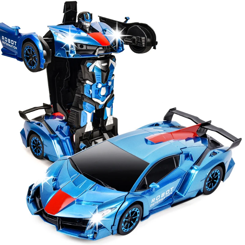 2.4Ghz Electric Deformation Rc Car Toys Cool Smoke Effect Robot Car Remote Control Transformed Sport Toy Car for Kids - Image 5