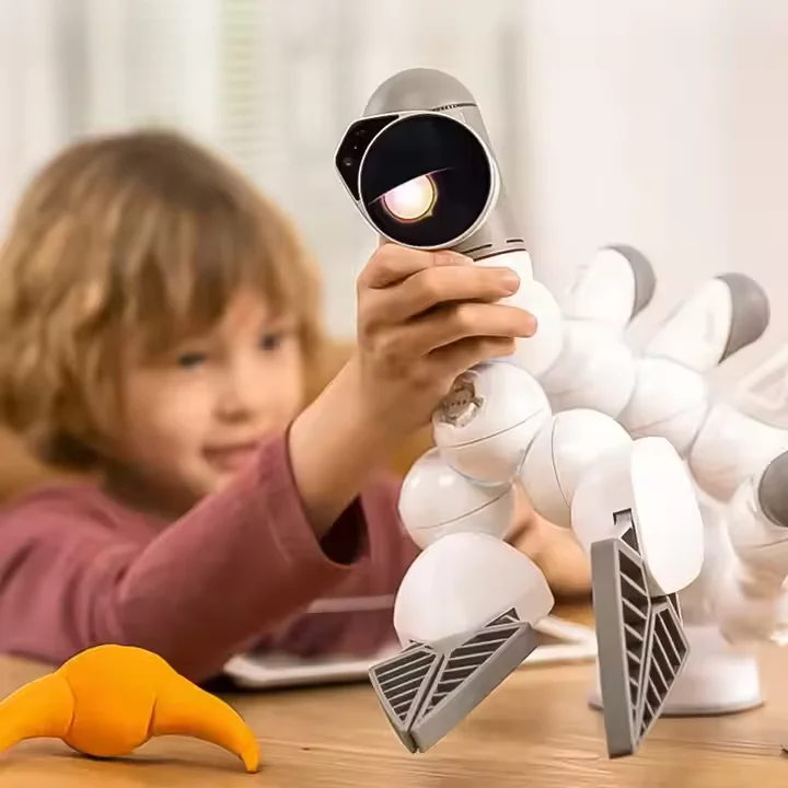 Programmable Full Advanced Clicbot Robot Intelligent Companion Electronic Toy Plastic Educational Battery Operated Interactive - Image 3