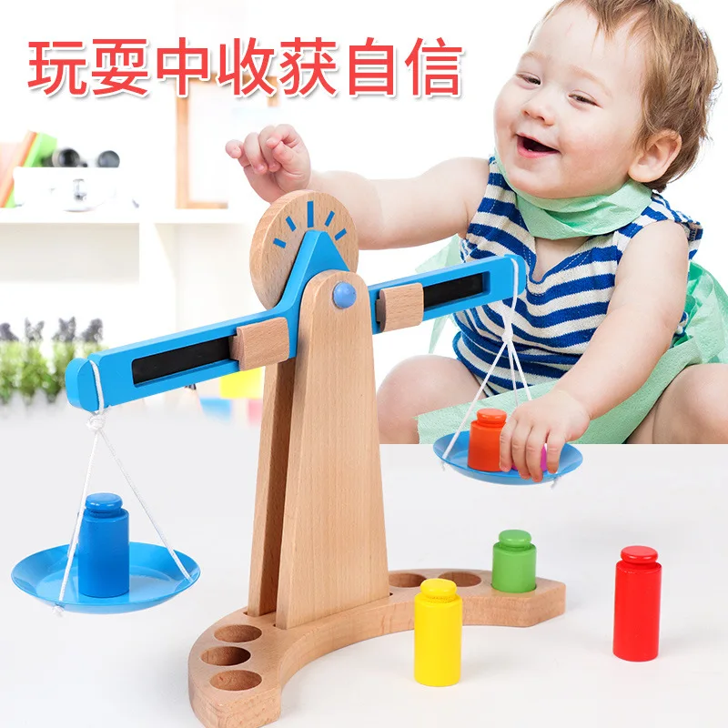 Early Education Montessori Wooden Balance Educational Toys Children's Stacking Height Teaching Aids - Image 2