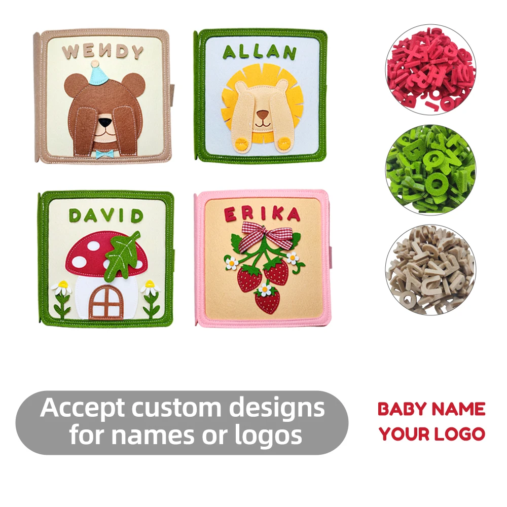 Preschool Montessori Educational Learning Toys Soft Activity Books for Babies Felt Activity Busy Book Quiet Book for Toddlers - Image 7