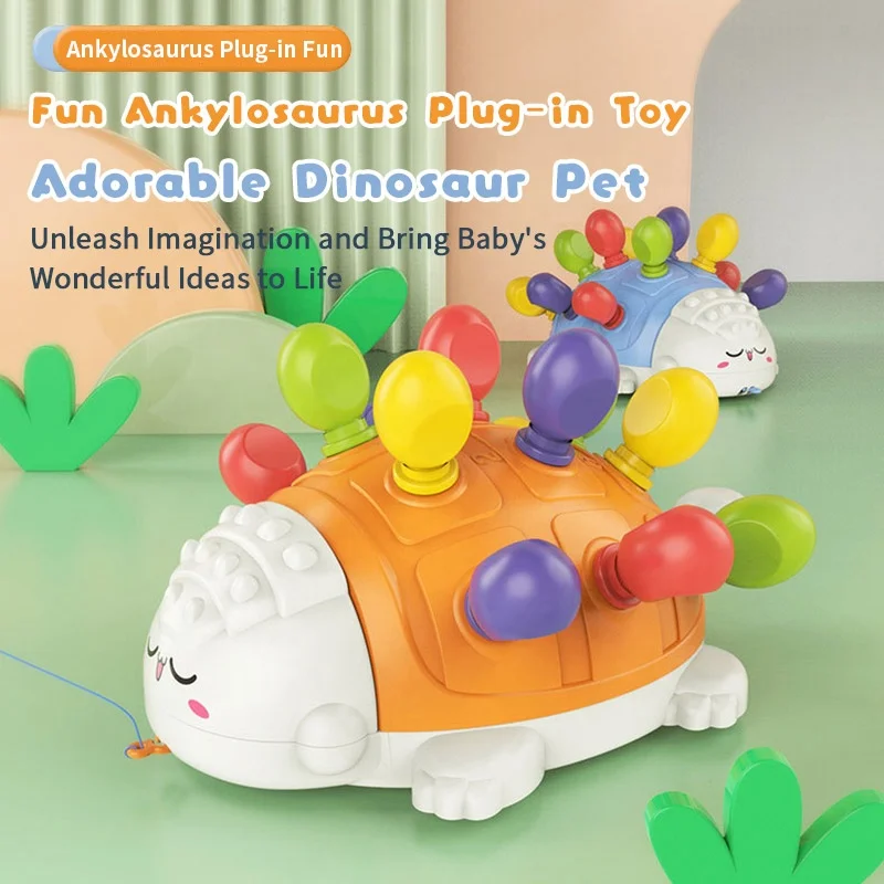 Kids Montessori Toys Puzzle Hedgehog Insert Game Learning Color Number Fine Motor Skill Sensory Toys Early Education Toys - Image 3