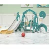 H6e6288560c3a473285a5023296808ad0n.webp 6 in 1 Indoor Room Plastic Swing Slide Toy Set HDPE Material Baby Climbing Equipment with Slide for Park Children's Playground