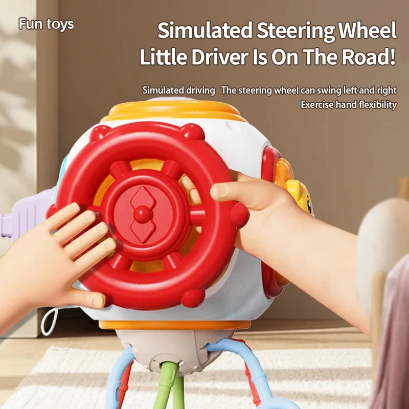 Baby Busyball Sensory Ball Baby Enlightenment Puzzle Cube Polyhedron Cube Multi-functional Sensory Toys for Early Education - Image 6