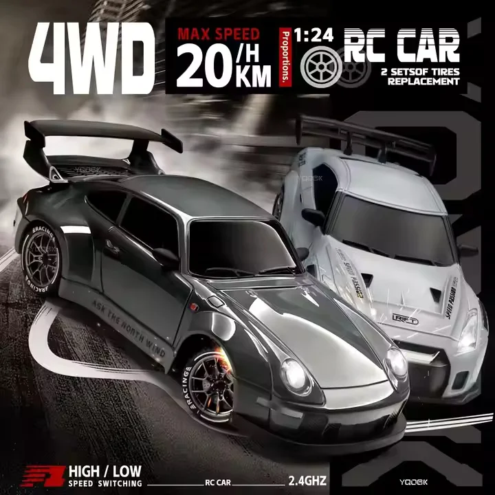 88RC Y914 1/24 Simulation Four Wheel Drive Mini Drift Rc Car,Remote Control Electric Sports Racing Car Toys Mini Rc Sports Car - Image 3