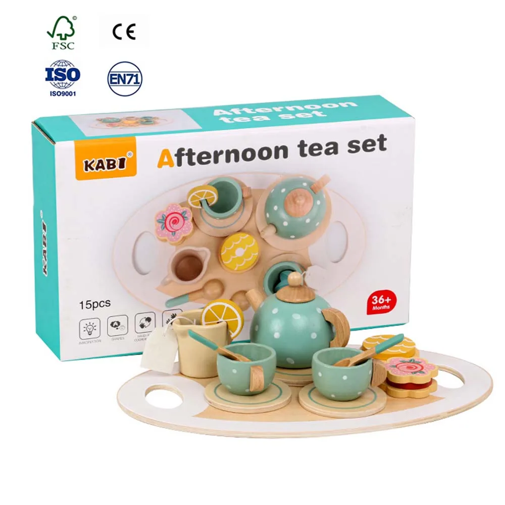 Children's Simulation Dessert Shop Ice Cream Ice Cream Tea Set Sales Shop Boys and Girls Play Home Wooden Toys - Image 7