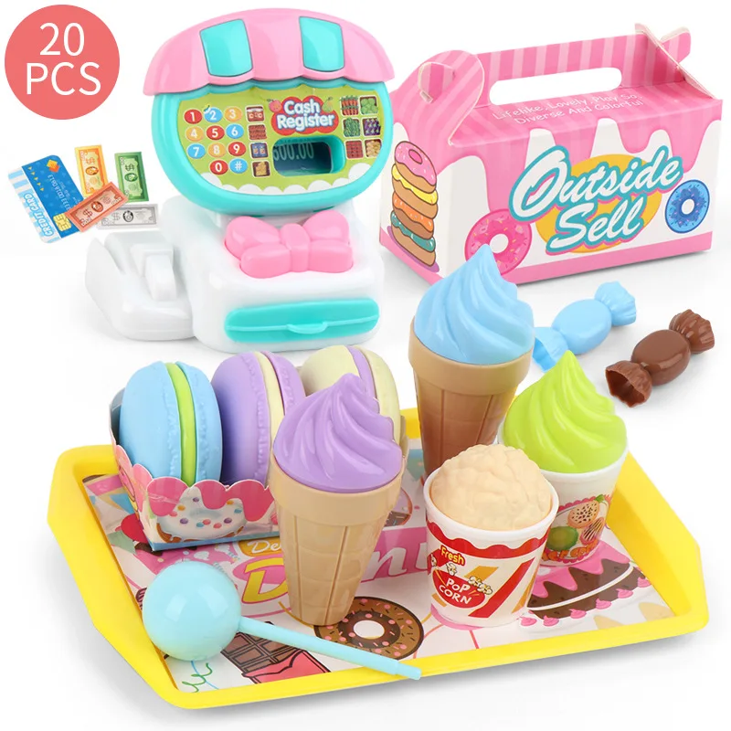Factory Other Puzzle Simulation Scan Play House Light Music Supermarket Market Cash Register Toy - Image 9