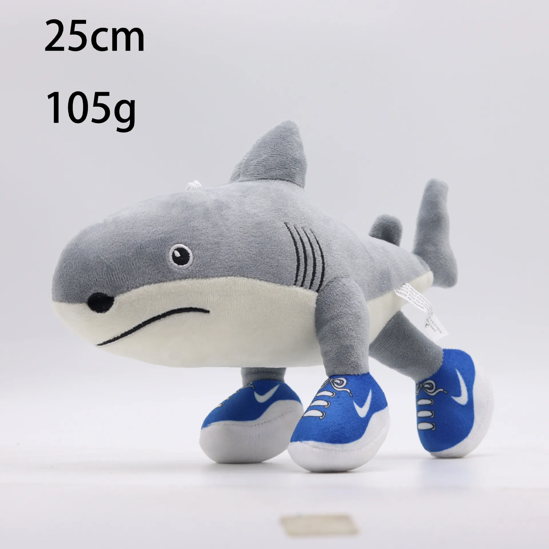 2025 New Italian Brainrot Tung Sahur Plush Shark Toy with PP Cotton Filling | Fun Cute Stress Relief Stuffed Doll - Image 20