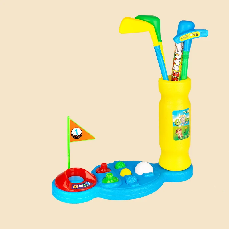 Mini Golf Toy Set Kids Outdoor Sports Games Boys Girls Plastic Mini Golf Club Sports Ball Parent-Child Interaction Indoor Sports - Image 4