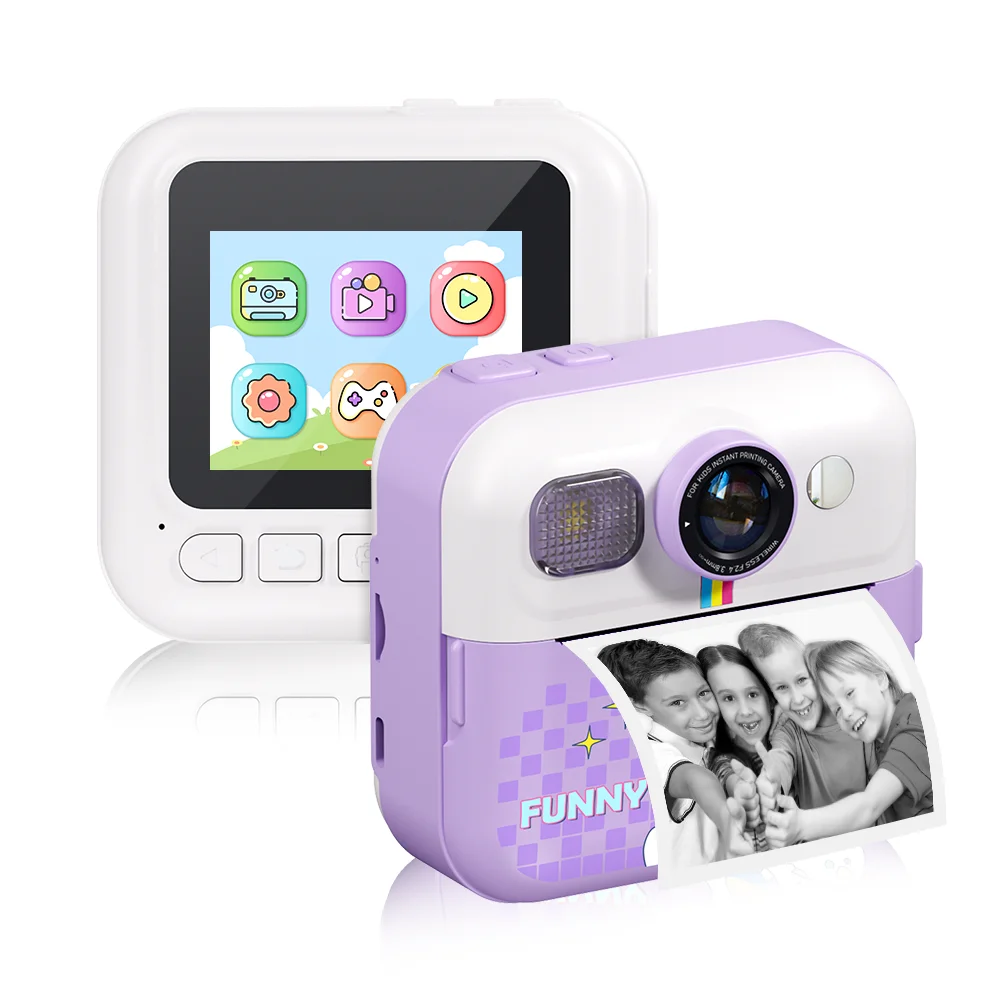2025 Hot Selling High Definition Portable Kids Camera with Game Function Popular Mini Selfie Printing Camera for Kid Easy Play - Image 2