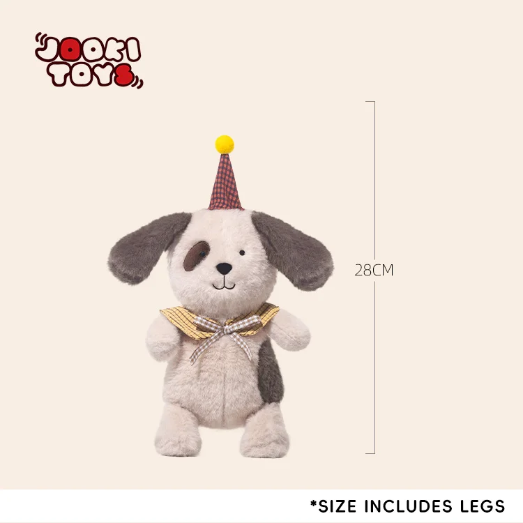 Jooki Birthday Dog Doll Plush Toy - Soft Stuffed Animal for Kids Sits 28 cm Tall Large Quantities Can Be Inquired for Discounts - Image 6