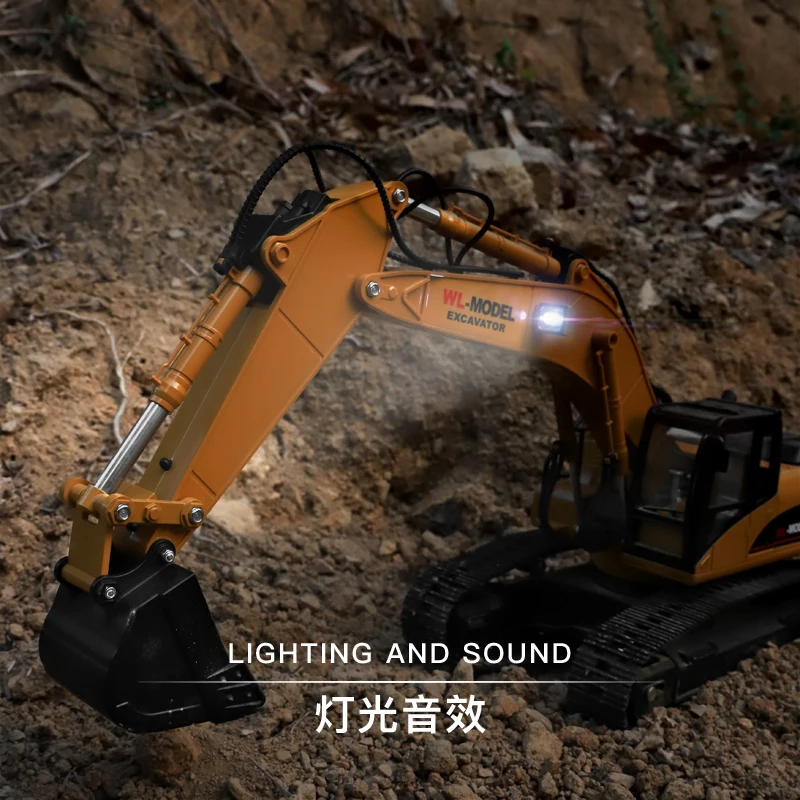 Remote Control Excavator Construction Toy - Image 6