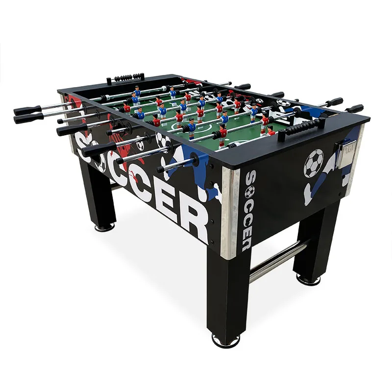 High Quality Customized ODM 5 Feet Foosball Game Table Colorful Painting Football Hand Play Kicker Soccer Game Table - Image 4