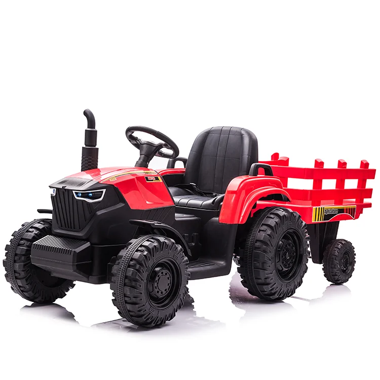 Wholesale 12V Electric Tractors for Kids Christmas Gift Ride-on Car with Music Light USB/MP3/SD 2.4G R/C Plastic Battery Powered - Image 3