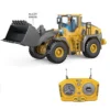 RC Excavator/Bulldozer 1/20 2.4GHz 11CH RC Construction Truck Engineering Vehicles Educational Toys for Kids with Light Music