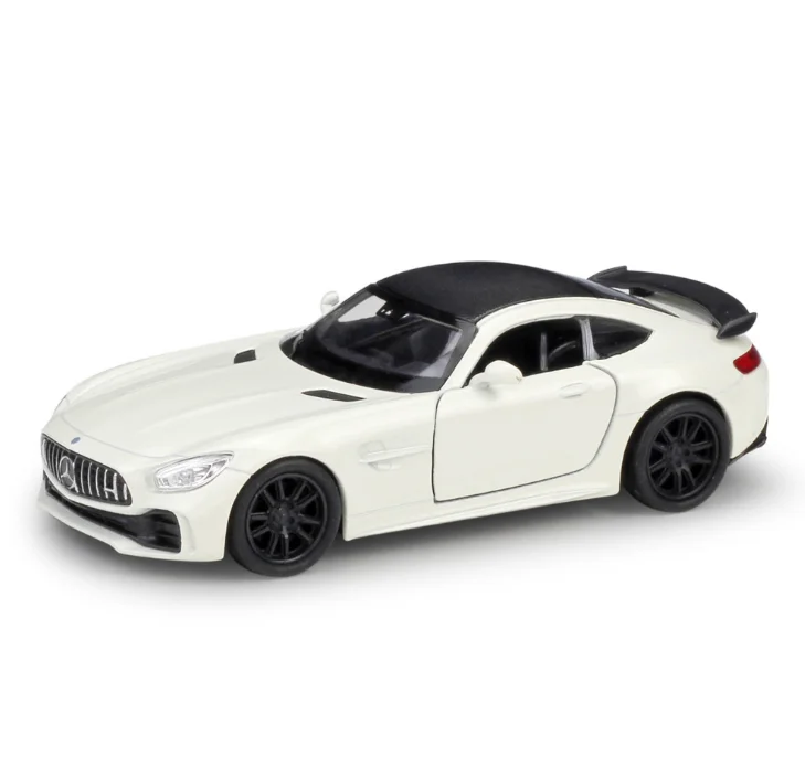 WELLY 1: 36 Mercedes-AMG GTR Simulation Alloy Car Model Pull Back Car Toy MENTAL MODEL for Boy Collection Decoration - Image 2