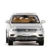 H9050e3d6032c4406831fa4d81fa3f2dei.webp SH Model 1:32 Tiguan L Open Door Sound and Light Back Metal Car Model Toy Birthday Gift Company Gift Collection