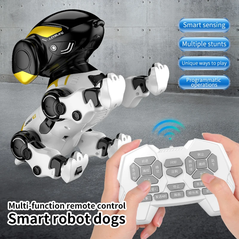 Charging Intelligent Remote Control Toy Multi-function Robot Rc Walking Dog 2.4GHz 360 Rotating Changeable Robot Dog RC Car Toys - Image 2