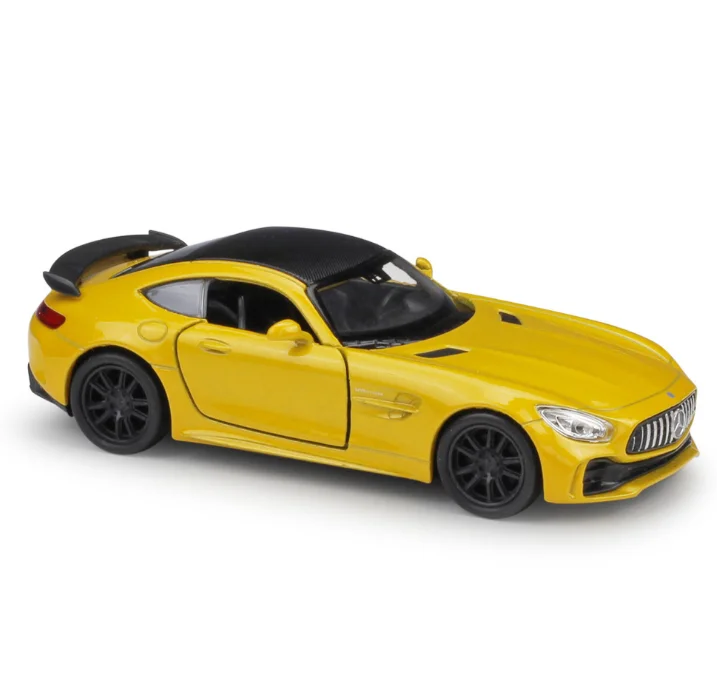 WELLY 1: 36 Mercedes-AMG GTR Simulation Alloy Car Model Pull Back Car Toy MENTAL MODEL for Boy Collection Decoration - Image 6