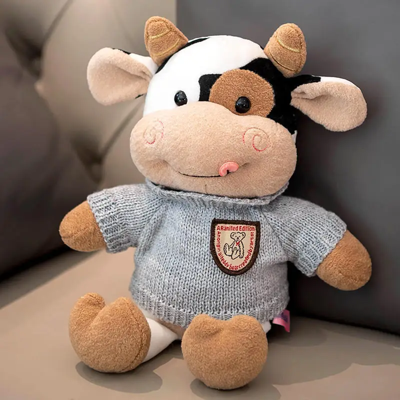 Manufacturers Wholesales Animal Stuffed Toys Custom Spotted Cow Cute Doll for Girlfriend Birthday Gift - Image 11