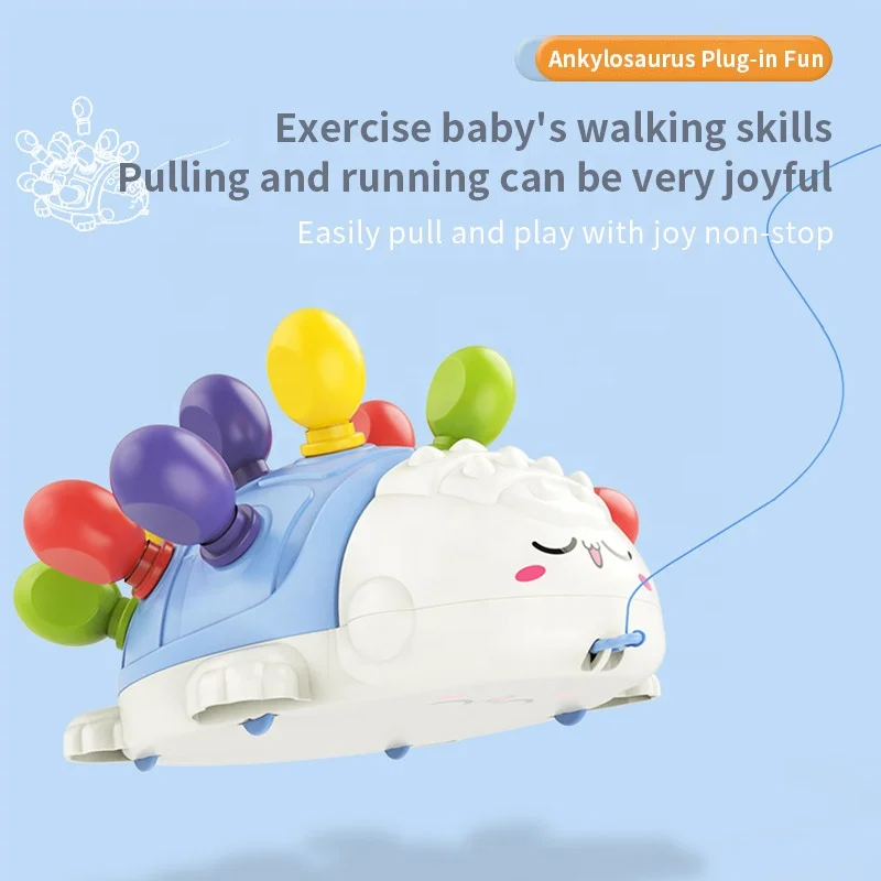 Kids Montessori Toys Puzzle Hedgehog Insert Game Learning Color Number Fine Motor Skill Sensory Toys Early Education Toys - Image 2