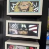 Marvel Movie Super Hero Image 3D Night Light Home Decoration LED 16 Colors Light Cool Bedside Lamp Touch Remote Control Lightbox