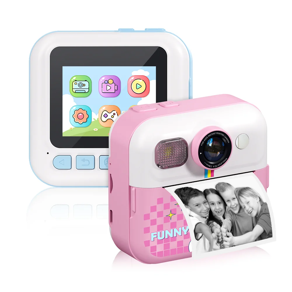 2025 Hot Selling High Definition Portable Kids Camera with Game Function Popular Mini Selfie Printing Camera for Kid Easy Play - Image 3