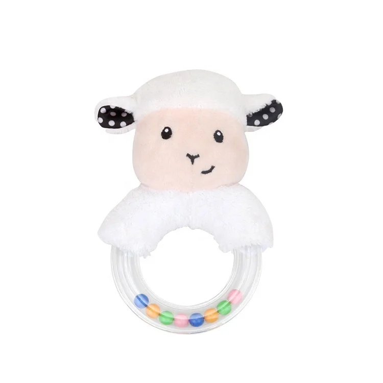 Stuffed Animal Plush Baby Rattle Toys - Image 5